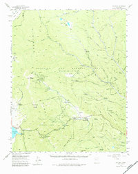 Ute Park 1955 topographic map thumbnail
