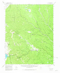 Ute Park 1955 topographic map thumbnail