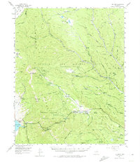 Ute Park 1955 topographic map thumbnail