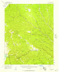 Ute Park 1955 topographic map thumbnail