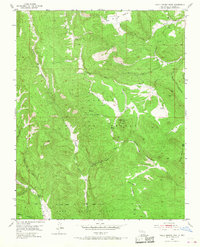 Valle Grande Peak 1953 topographic map thumbnail
