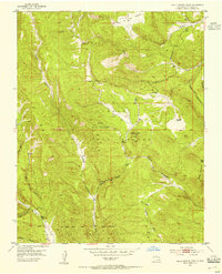 Valle Grande Peak 1953 topographic map thumbnail