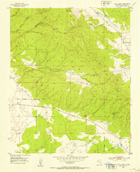 Valle Largo 1952 topographic map thumbnail