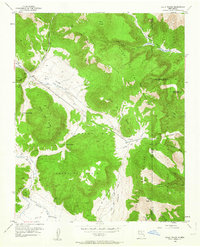 Valle Toledo 1952 topographic map thumbnail