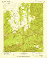 Vallecitos 1953 topographic map thumbnail
