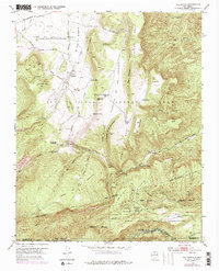 Vallecitos 1953 topographic map thumbnail