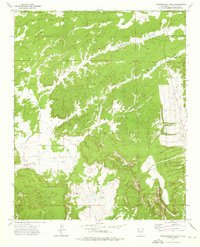 Vanderwagen Draw 1972 topographic map thumbnail