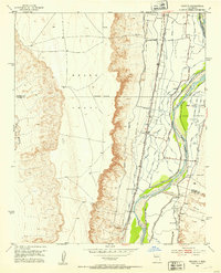 Veguita 1952 topographic map thumbnail