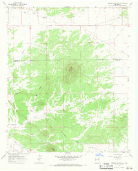 Veteado Mountain 1967 topographic map thumbnail