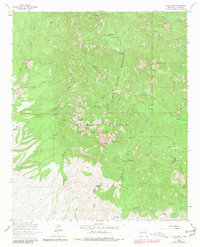 Vicks Peak 1964 topographic map thumbnail