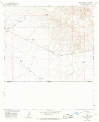 Victorio Ranch SE 1964 topographic map preview