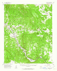 Villanueva 1960 topographic map thumbnail