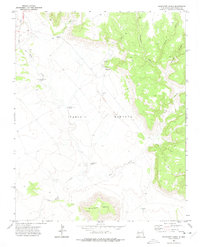 Waggoner Ranch 1972 topographic map thumbnail