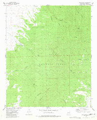 Wahoo Peak 1981 topographic map thumbnail