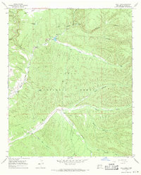Wall Lake 1967 topographic map thumbnail