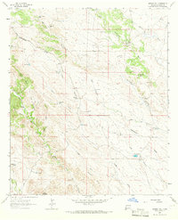 Werney Hill 1963 topographic map thumbnail