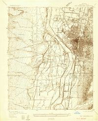 West Albuquerque 1934 topographic map thumbnail