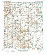 West Carlsbad 1943 topographic map thumbnail