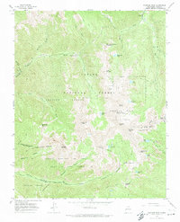 Wheeler Peak 1963 topographic map thumbnail