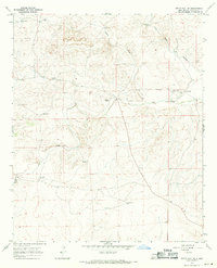 White Flat SE 1967 topographic map thumbnail