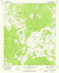 White Oaks North 1973 topographic map thumbnail