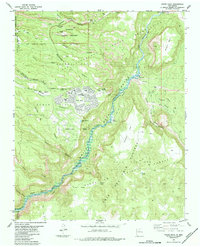 White Rock 1984 topographic map thumbnail
