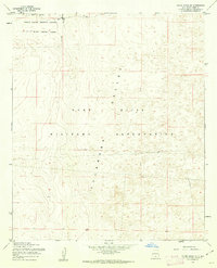 White Sands SE 1955 topographic map thumbnail