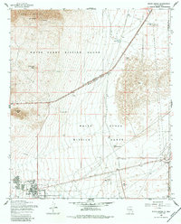 White Sands 1955 topographic map thumbnail