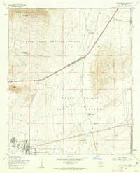 White Sands 1955 topographic map thumbnail