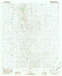 Whitmire Pass 1982 topographic map thumbnail