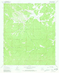 Whitetail 1963 topographic map thumbnail