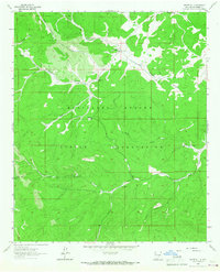 Whitetail 1963 topographic map thumbnail