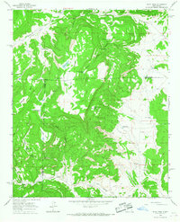 Wiley Mesa 1964 topographic map thumbnail