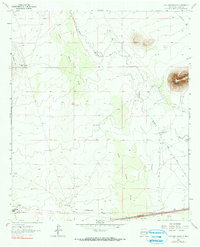 Williams Ranch 1964 topographic map thumbnail