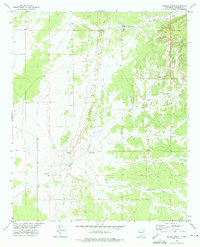Wilson Ranch 1972 topographic map thumbnail