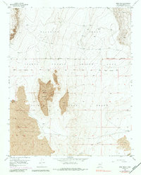 Wind Mesa 1952 topographic map thumbnail