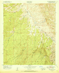 Wind Mountain 1951 topographic map thumbnail