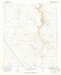 Wright Ranch 1967 topographic map preview