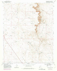 Wright Ranch 1967 topographic map thumbnail