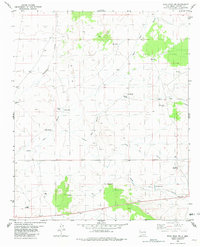 Wrye Peak NW 1981 topographic map thumbnail