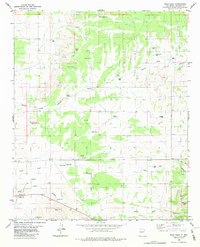 Wrye Peak 1982 topographic map thumbnail
