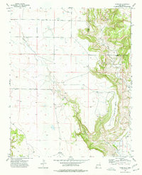 Yates SE 1973 topographic map thumbnail