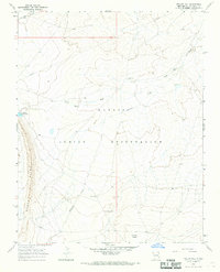 Yellow Hill 1966 topographic map thumbnail