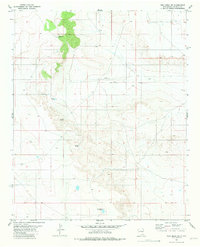 Yeso Mesa SE 1981 topographic map thumbnail