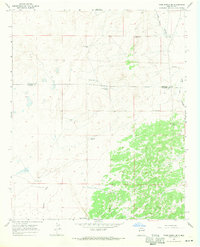 York Ranch SE 1967 topographic map thumbnail