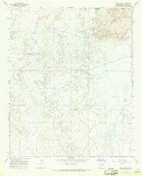 York Ranch 1967 topographic map thumbnail