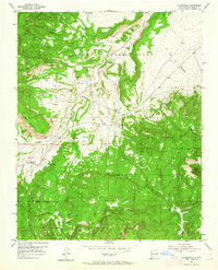 Youngsville 1953 topographic map thumbnail
