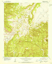 Youngsville 1953 topographic map thumbnail