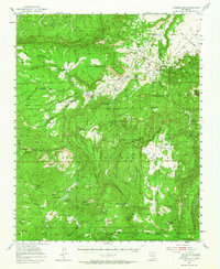 Youngsville 1953 topographic map thumbnail
