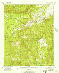 Youngsville 1953 topographic map thumbnail